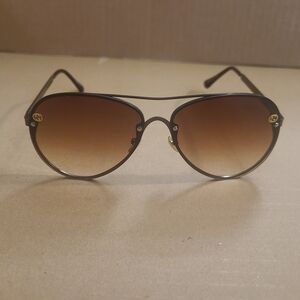 Gucci Brown Aviator Sunglasses